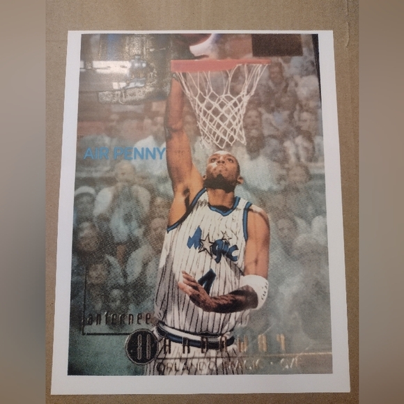 BRAND NEW!💯AIR PENNY HARDAWAY OLD SCHOOL 8.5x11 ORLANDO MAGIC NBA GLOSSY POSTER - Picture 8 of 8